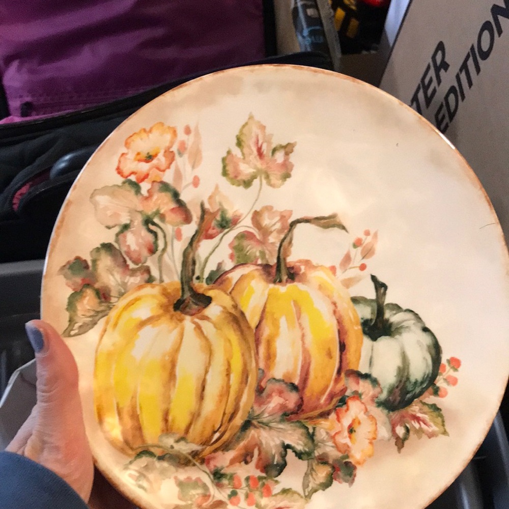 Pier 1 mugs and plate